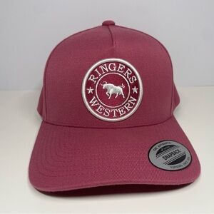 Ringers Western Burgundy Trucker SnapBack Hat - The Classic brand